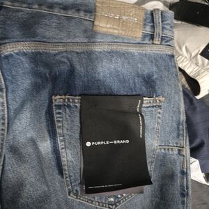 Purple Brand Blue Jeans Size 38 Regular Fit Stone Washed Brand New With Tags